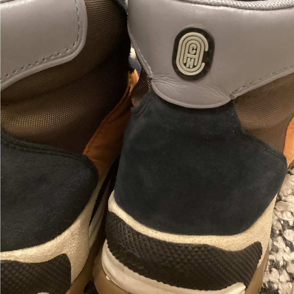 Coach Men's Sneaker-boot in Blue, Orange, and Brown - Picture 6 of 9